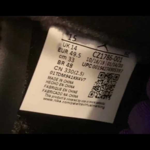 Air Jordan 5 Retro ‘ TOP 3 Red Fire Metallic Grape ‘ CZ1786 001 VNDS - Picture 10 of 11